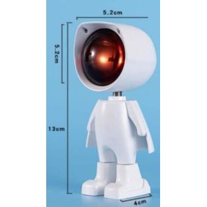 USB Charging Robot Sunset Projection Light Living Room Wall Decor