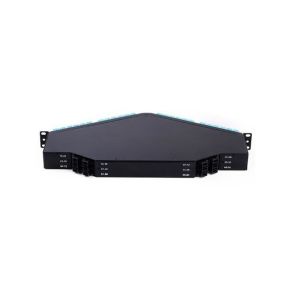 Tri - Angle MPO - LC Fiber Optic Patch Panel 144 Ports Duplex / Simplex For LAN