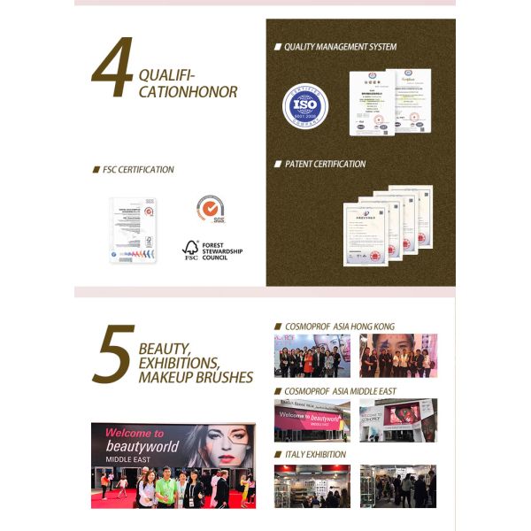 A26 Flat Head Animal Hair Makeup Brushes Halo Dye Dense Powder Brush