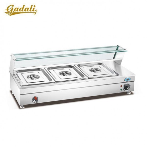 Buy Electric SS Kitchen Equipment , 3 tank Food Warmer Bain Marie at wholesale prices