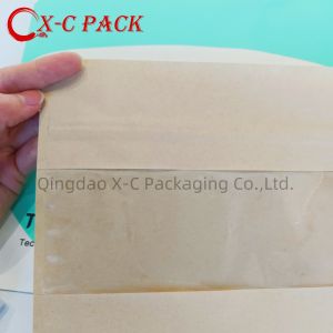 Printable Pattern Logo Transparent Zipper Bag Custom Household Items Underwear