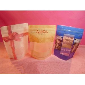 China Zipper Foil Pouch Packaging , k Rice / Tea Packaging Pouch on sale