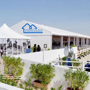 Temporary Clear Roof Wedding Marquee Tents Fire Retardant Rot Proof Guest Tent