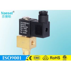 flow adjustable solenoid valve for fuel diesel oil 1 / 8 inch bspp