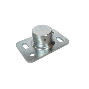 40mm farm bottom swing gate hinge Hardware heavy duty Steel With Round Bar Plate