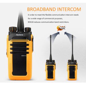Hytera BD618 DMR Digital Two-Way Radio IP66 Long Range