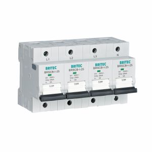 BRSCB-I-25 4P OEM/ODM SPD Backup Protector scb surge protection