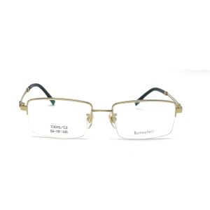 TD015 Titanium Frame with Semi-rimless Eye Style