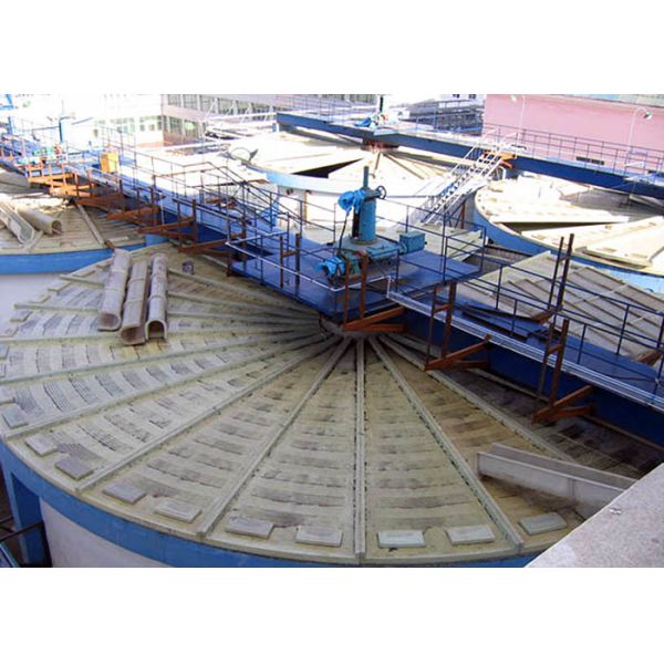 Overflow Clean Water Paste Thickener Equipment 3m-12m Depth Motor Drive