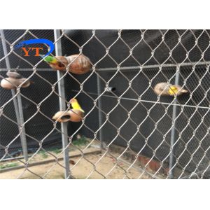 Quality High Strength 1.6mm Stainless Steel Webnet Custom Stainless Steel Bird Netting for sale