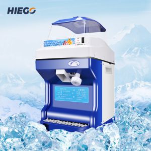 300KGS/H Ice Shaver Machine Electric Snow Cone Maker 320rpm Commercial