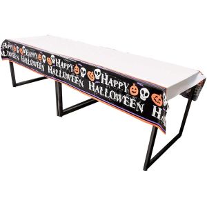Offset Printing Plain Dyed Halloween Table Cover 54*108''