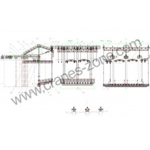 Convenient Assembly OEM Form Traveller System For Free Cantilever Construction
