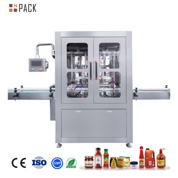 Buy NPACK Automatic Hummus Salsa Donut Jam Mayonnaise Filling Machine at wholesale prices