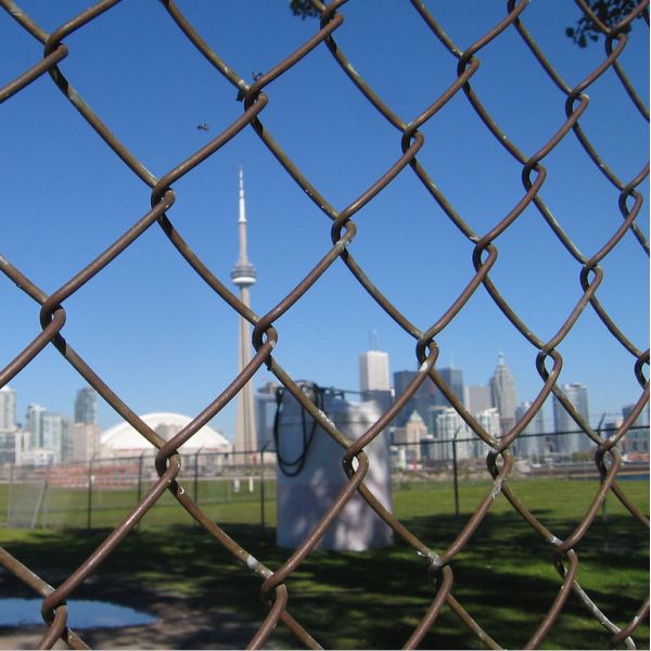 High Quality garden iron galvanized chain link fence, trellis for sale wire