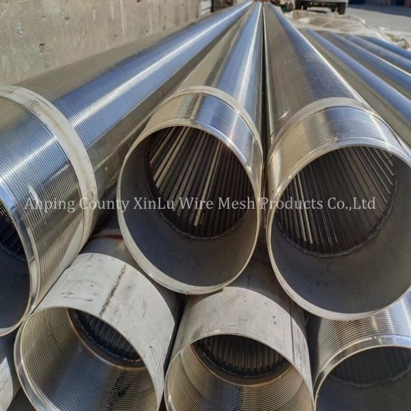 Profile Wire Continuous Slot Screen with API Thread or Welding Rings