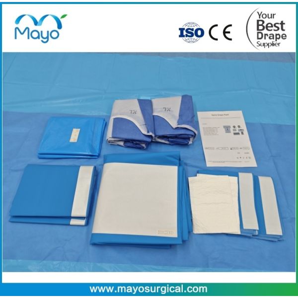 Buy Complex Material Surgical Spine Drape Pack For Spinal Surgery at wholesale prices