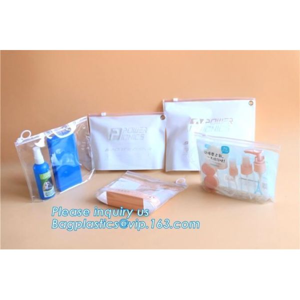 Tote Clear Plastic PVC Travel Toiletry Kit Bag toiletry bag, frosted zipper vinyl bag,promotional clear vinyl pvc zipper