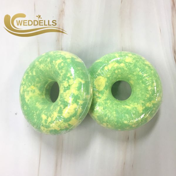 Buy Unique 40g 120g Custom Bath Bombs Donuts Shape Natural Ingredients at wholesale prices