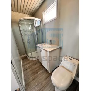 Quality Modbox Prefabricated Flat Pack Container House Portable Cabin With Kitchen And Bathroom for sale