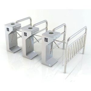 304 Stainless Steel Molded Tripod Turnstile Mechanism Pedestrian Passage Gate