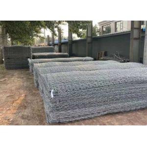 PVC Coated Gabion Mattress 2x1x1m Galvanized Steel Wire 380-550Mpa
