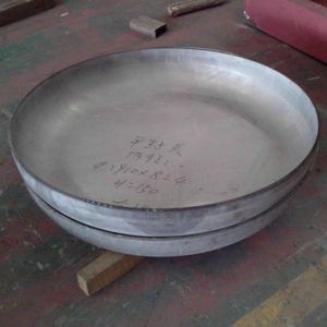 Welding Connection Carbon Steel Flat Head End Cover for Pressure Vessel Boiler