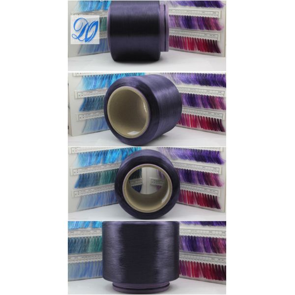 Light Color 150D / 48F Polypropylene PP Yarn , 300D draw textured yarn For Making Socks