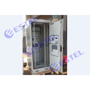 Telecom Equipment Outdoor Communication Cabinets Steel Double Wall With Two