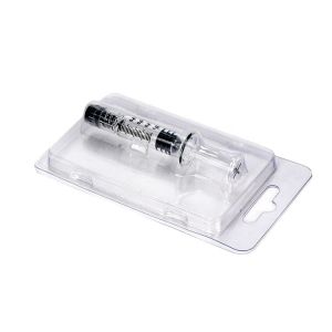 Clear Plastic Plunger Luer Lock Glass Syringe MOQ 1 piece