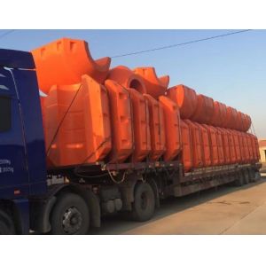 Quality plastic floaters for dredge pipe ID900*OD1800*L2200 for sale