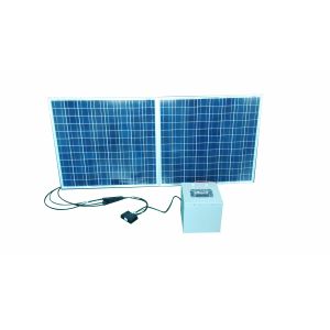 China 24V Solar Kit , 100AH 24V Lithium Ion Batteries For Solar Storage With Charge controller , PV panel and Inverter on sale