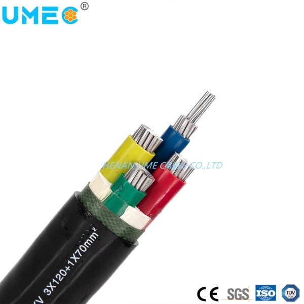 Professional VV22 Vlv22 Underground Low Voltage PVC Cable with Third Party