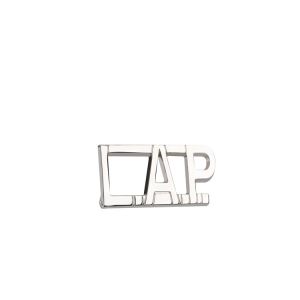 Custom Silver 0.23"-4.5" Police Metal Badge Country Lapel Pin Clutch