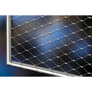 4.0mm 7 X 7 Netting Ferrule Rope Mesh