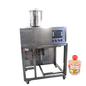 Automatic Juice Pouch Filling Machine , Filling And Capping Machine