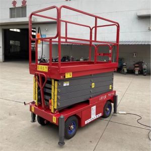 Quality Safe and reliable aerial work Platform double scissor lift with capacity 450kg load capacity 10m working height for sale