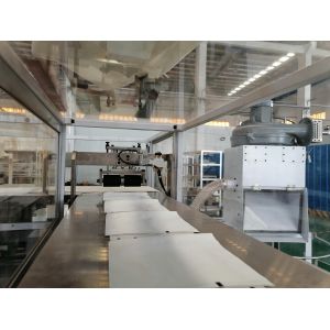 Online Bag Making Sanitary Pads Packing Machine , Sanitary Napkin Automatic