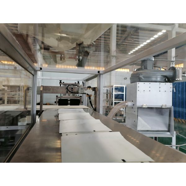 Online Bag Making Sanitary Pads Packing Machine , Sanitary Napkin Automatic