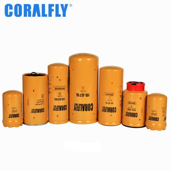 21 Micron 1R1808 CORALFLY Oil Filter For Excavator
