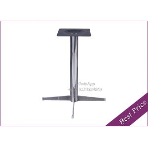 Modern Restaurant Marble Table Base Chrome Material (YT-146)