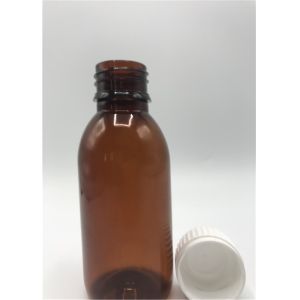 China 100ml Pharmaceutical PET Medicine Bottles Low Light Transmission Free Sample on sale