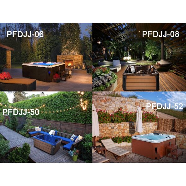 PFDJJ 07 Whirlpool Spa Tub Massage Function for Garden Application