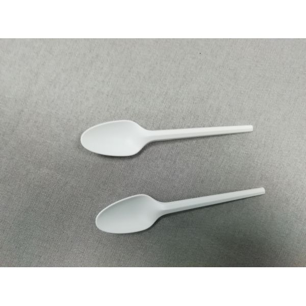 Eco Friendly Biodegradable 4.7" Ice Cream Spoon 100% All-Natural Utensils natural starch fork spoon knife