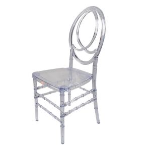 Stackable Transparent Plastic Polycarbonate Resin Chair For Wedding