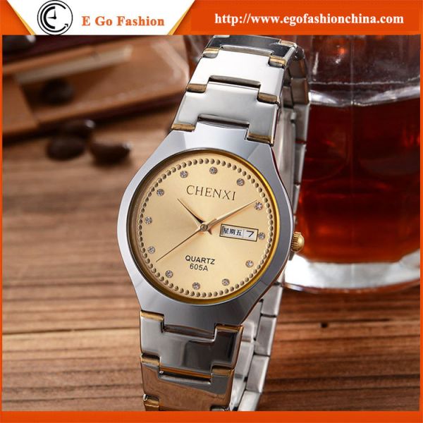 Buy Luxury Gold Watch for Woman Women's Watch Stainless Steel Quartz Watch Fashion Watch Hot at wholesale prices