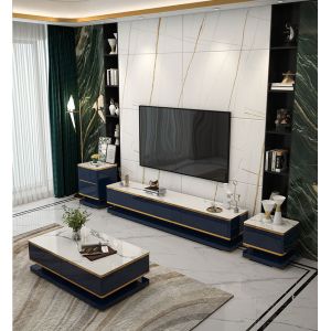 Durable Bedroom Matching TV Cabinet And Coffee Table