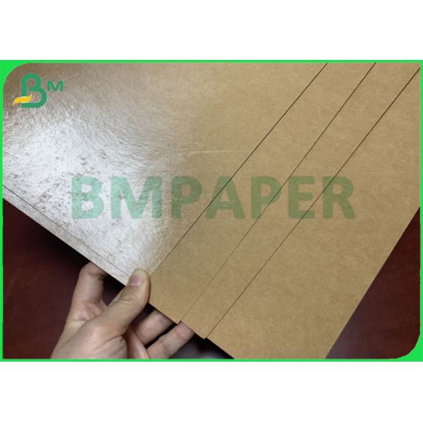 Coated brown kraft paper