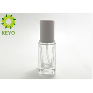 Empty 30ml Square Glass Foundation Bootle For Cosmetic Packaging