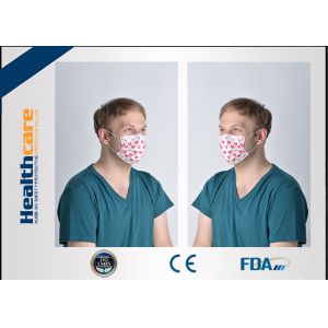 Hospital Face Mask Surgical Disposable 3 Ply With ISO 13485 / ISO 9001 Approved